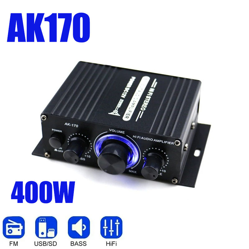 Home Cinema Mini - AK170 Mini amplificateur Audio de puissance