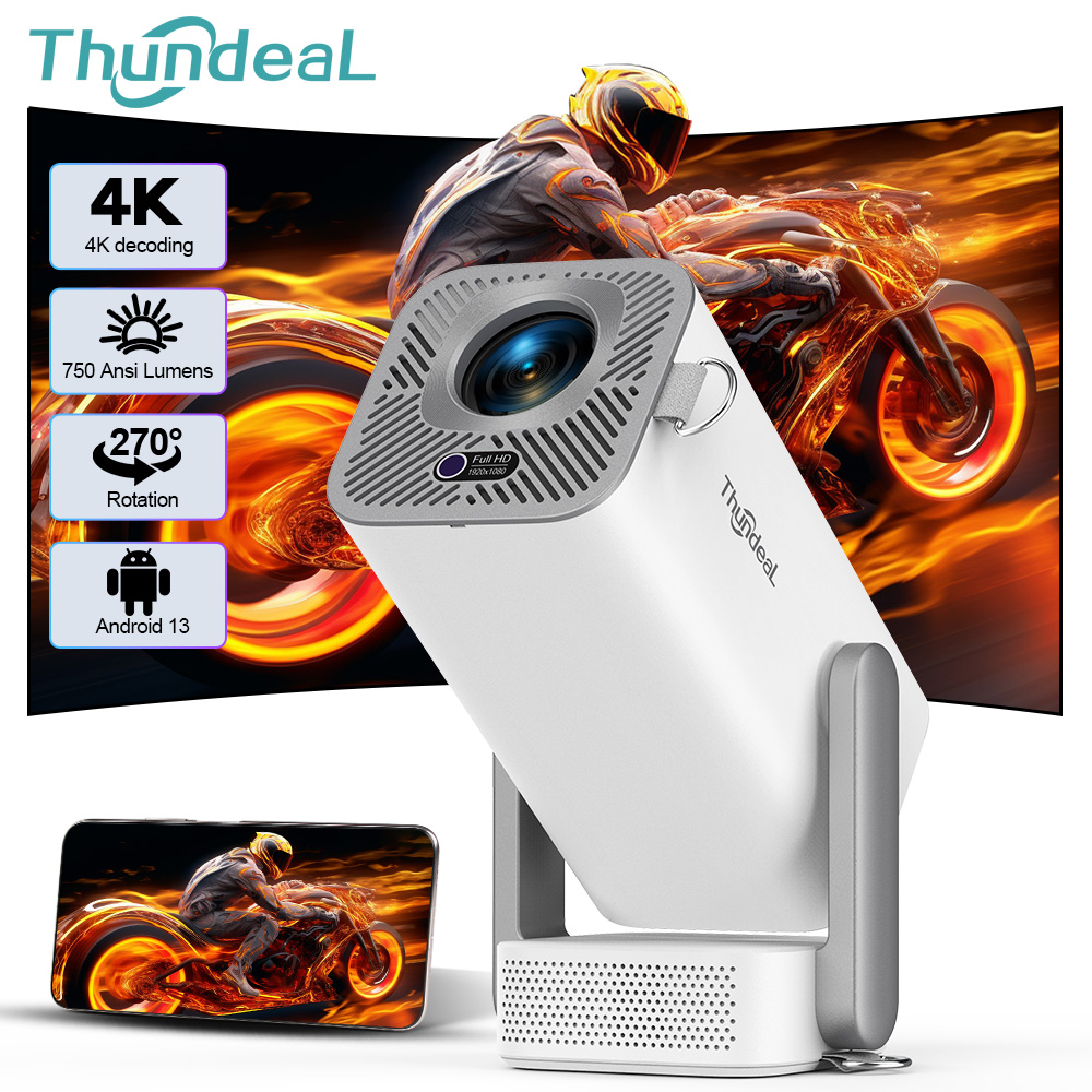 Video Home Cinema - ThundeaL 4K Android Full HD projecteur