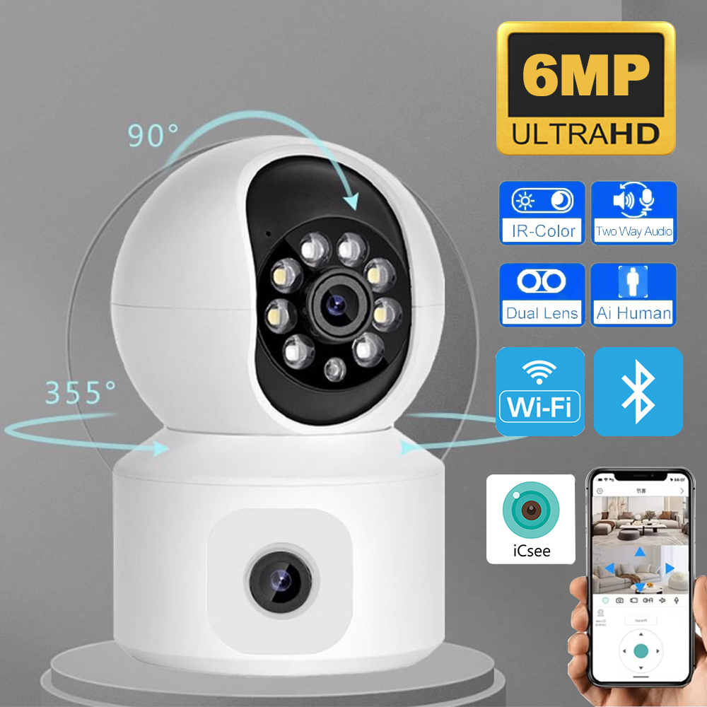 Home Cinema Screen - Caméra IP WiFi ICSEE 6MP à