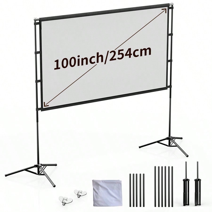 Home Cinema Screen - Écran de projection XBJ 100 pouces