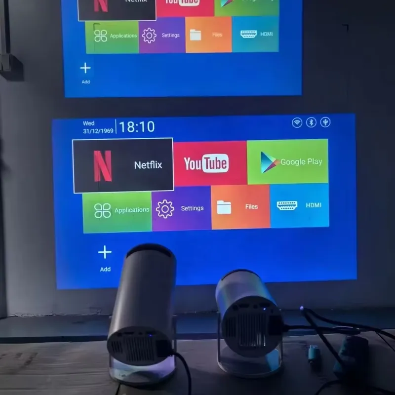 Home Cinema With Projector - Dernier projecteur intelligent HY300 Pro, projecteur