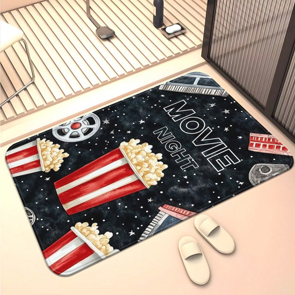 Home Cinema Room Size - Tapis de porte pour soirée cinéma