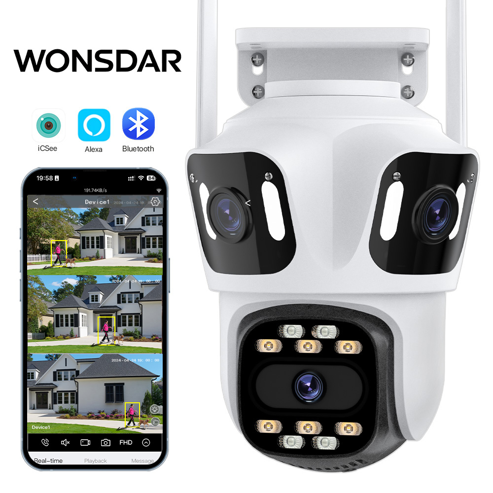 Home Cinema Screen - Caméra IP WiFi WONSDAR à trois