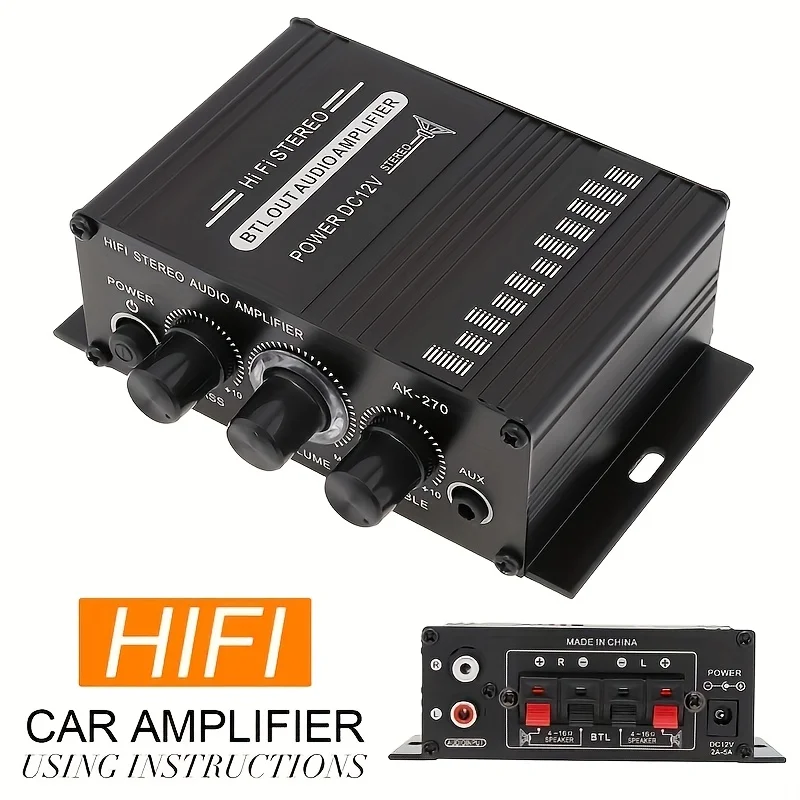 Home Cinema Mini - Mini amplificateur de puissance AK-270 400W