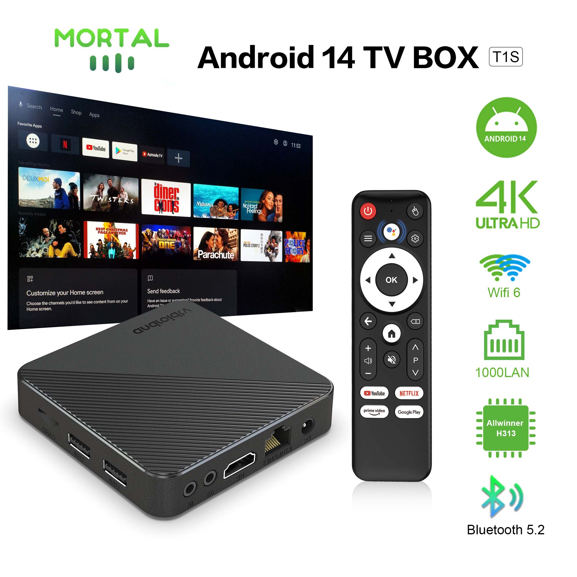 Video Home Cinema - Boîtier TV Home Cinéma intelligent Android
