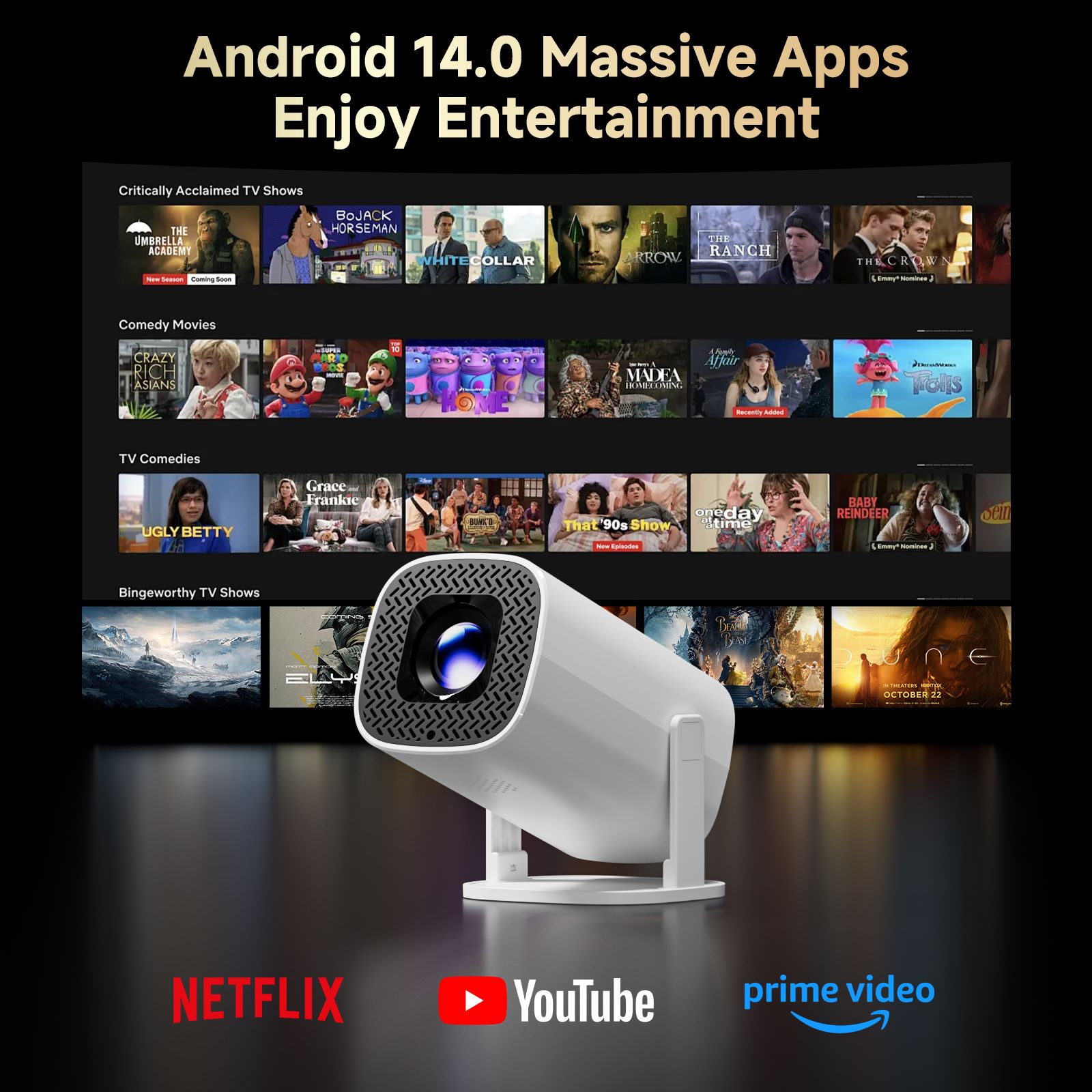 HONGTOP P30PRO Mini projecteur - Video Home Cinema avis et prix