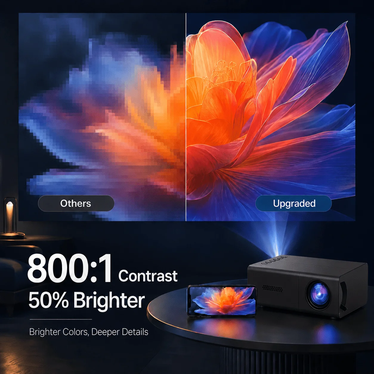 Mini projecteur portable, comp - Video Home Cinema avis et prix
