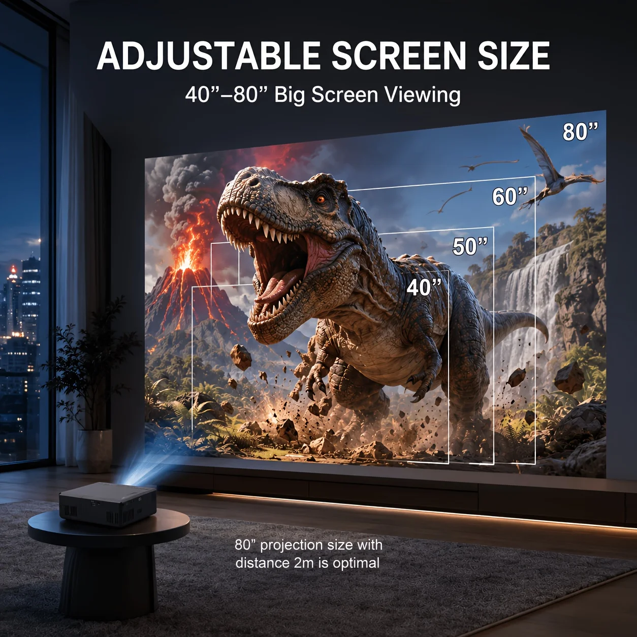 Mini projecteur portable, comp - Video Home Cinema avis et prix