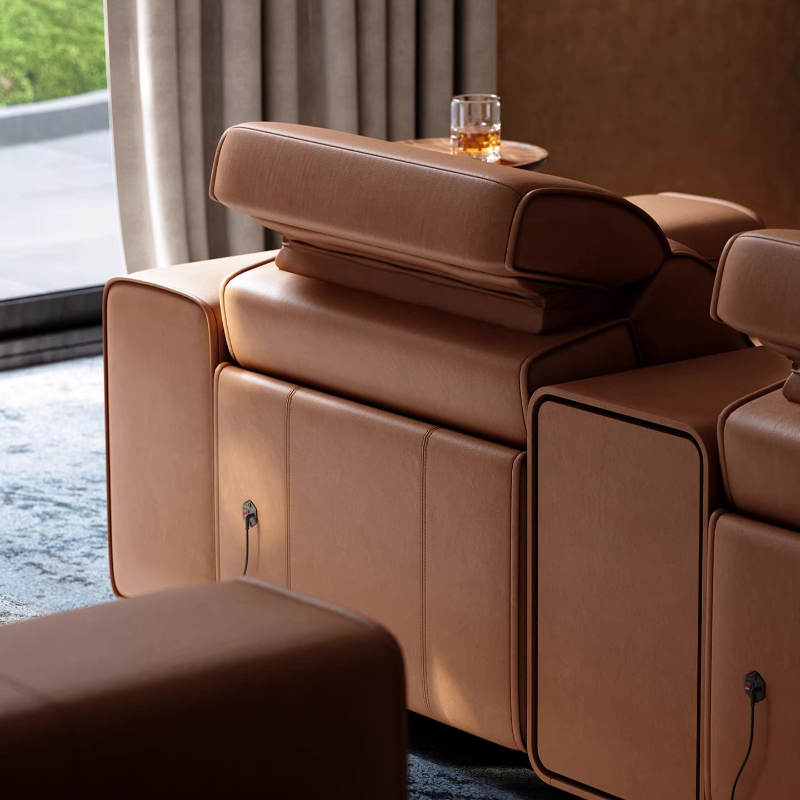 Fauteuils électriques en cuir  - Home Cinema Room Size avis et prix