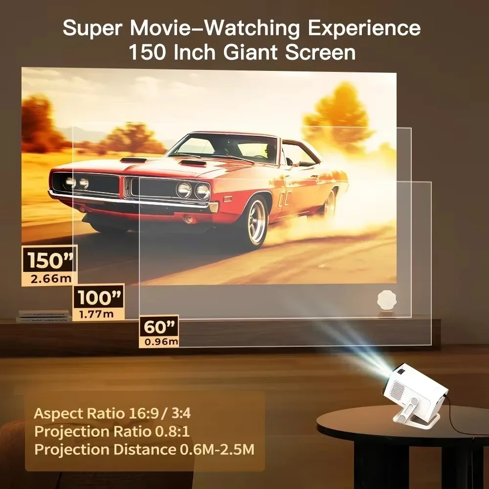 Mini projecteur Wifi6 et BT5.4 - Home Cinema Mini avis et prix