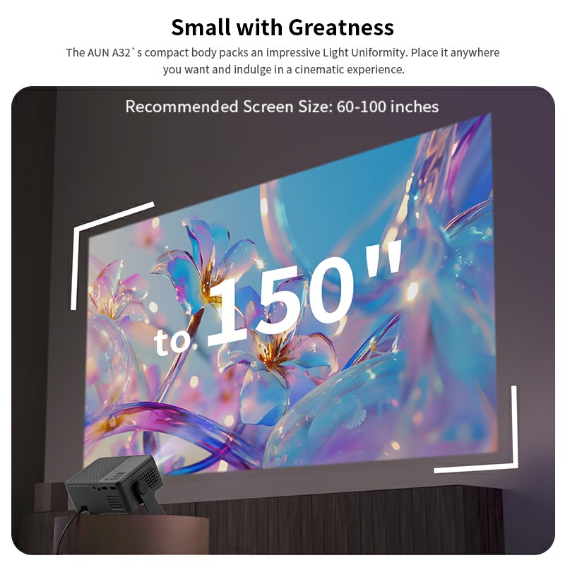 AUN A32 Pro Android 13 project - Home Cinema Setup avis et prix