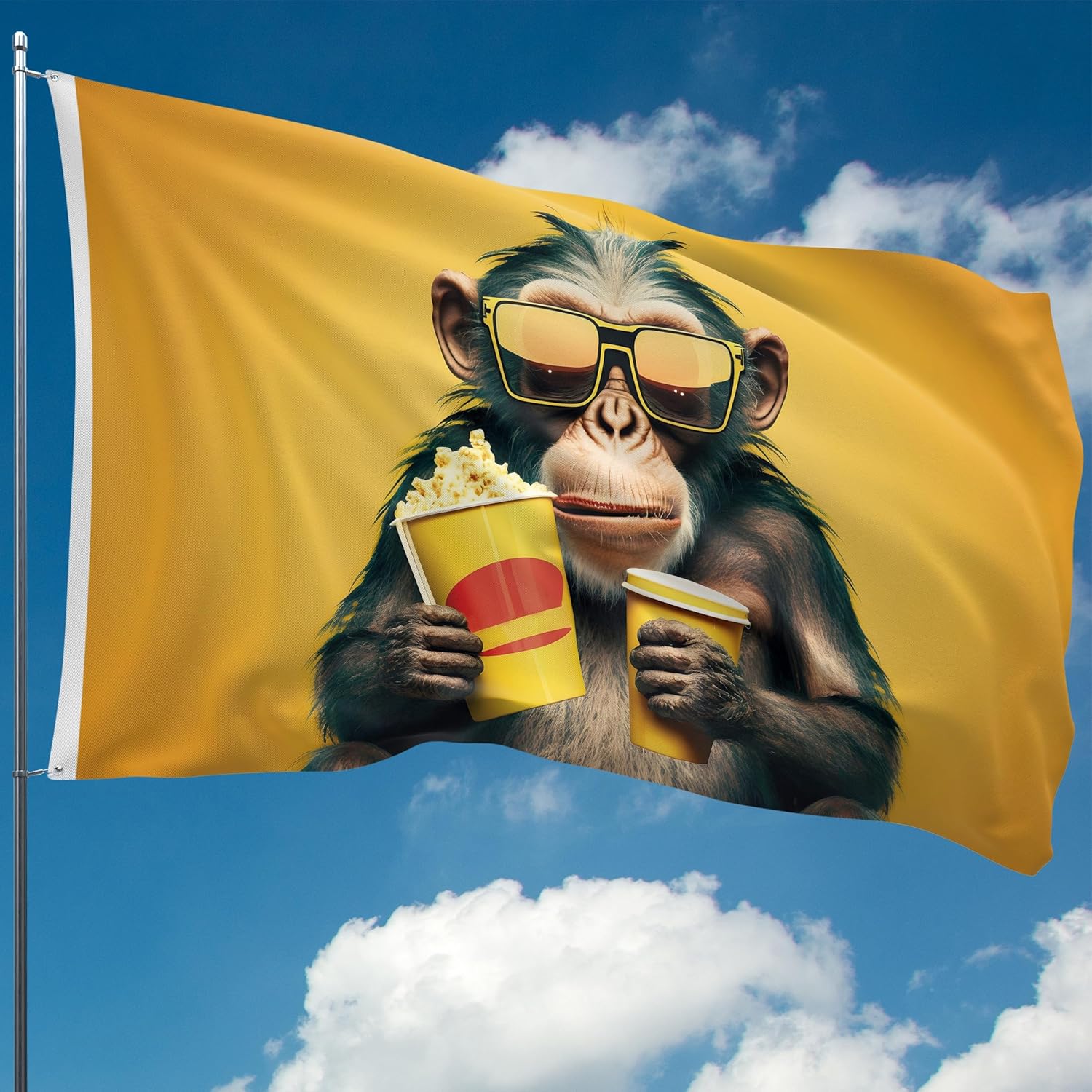 Bannière murale Popcorn Monkey - Home Cinema Night avis et prix