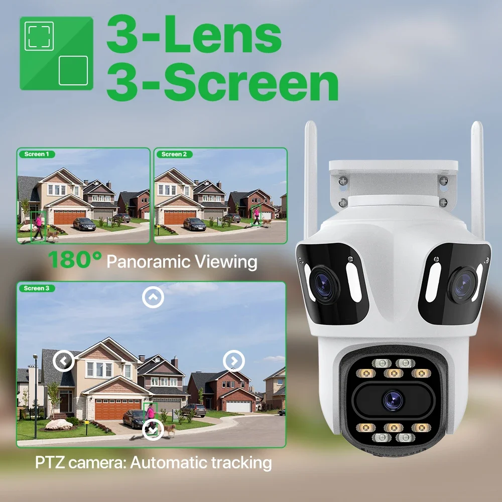 Caméra IP WiFi WONSDAR à trois - Home Cinema Screen avis et prix