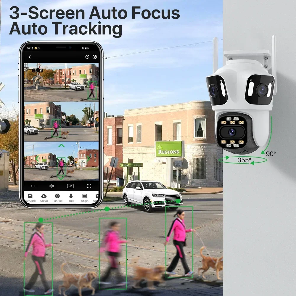 Caméra IP WiFi WONSDAR à trois - Home Cinema Screen avis et prix