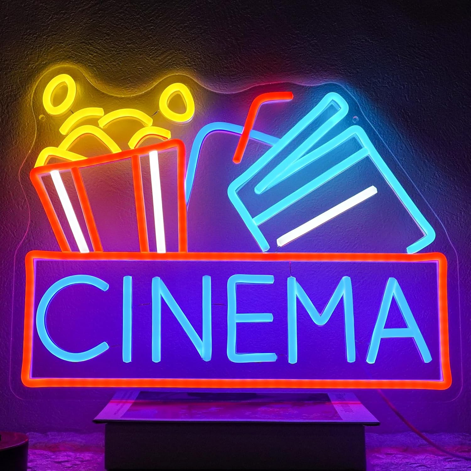 Enseigne au néon de cinéma LED - Home Cinema Setup avis et prix