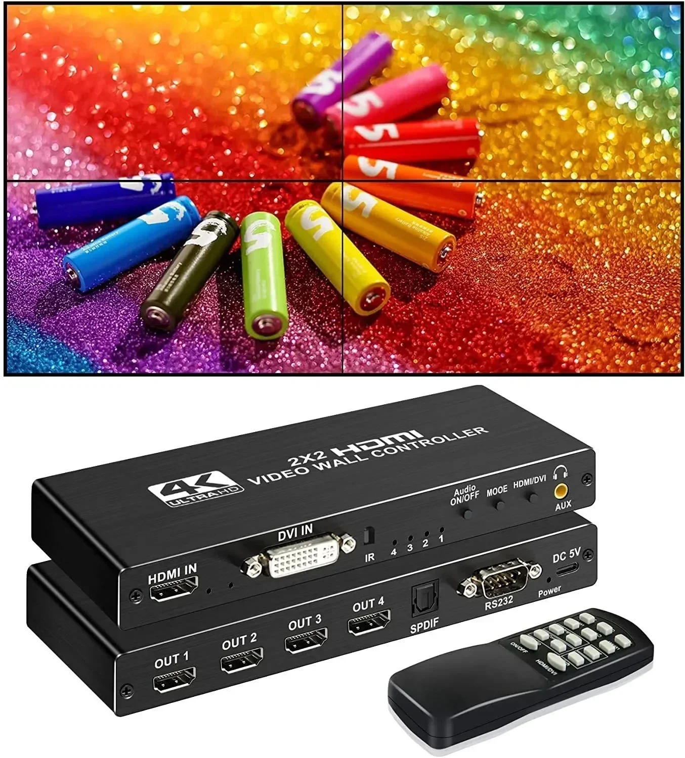 Contrôleur mural vidéo HDMI 4K - Home Cinema Screen avis et prix